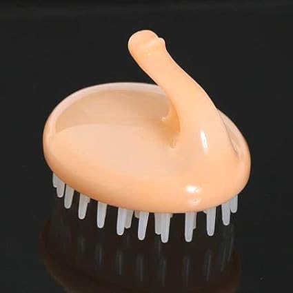 Hair Scalp Massage Shampoo Brush Massager (Assort Color_2 Pack)