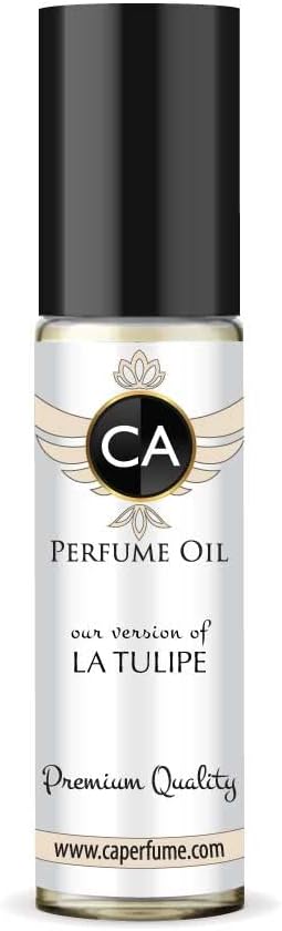 CA Perfume Club Impression of Byrd La Tulipe For Women Replica Fragrance Body Oil Dupes Alcohol-Free Essential Aromatherapy Sample Travel Size Concentrated Long Lasting Attar Roll-On 0.3 Fl Oz/10ml