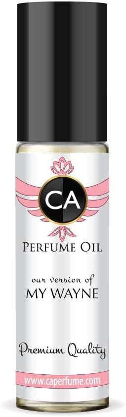 CA Perfume Impression of Armn My Wayne For Women Replica Fragrance Body Oil Dupes Alcohol-Free Essential Aromatherapy Sample Travel Size Concentrated Long Lasting Attar Roll-On 0.3 Fl Oz/10ml