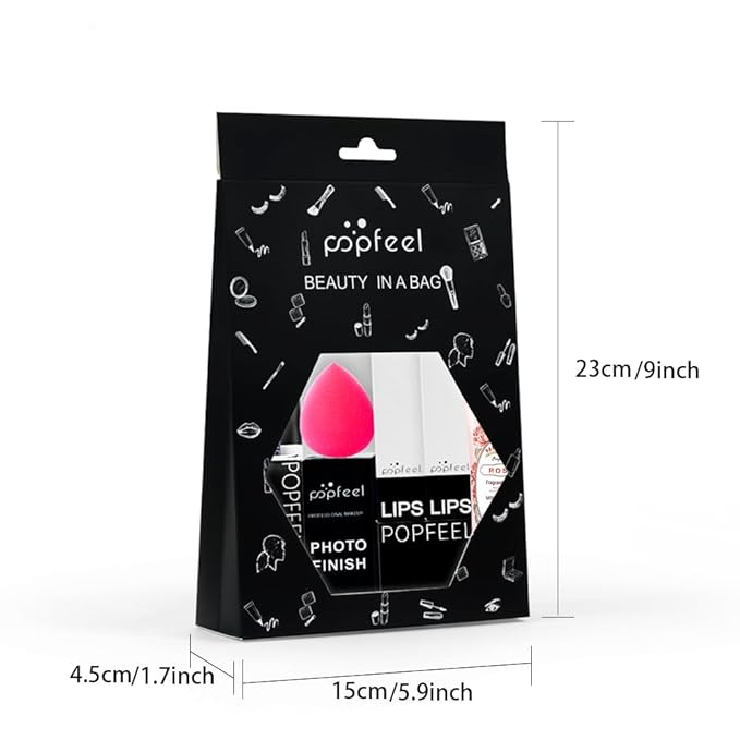 All in One Eyeshadow Palette Makeup Set, Makeup Kit with Primer, Mascara, Concealer Palette, Lip Stick, Brow Pen, Travel Makeup Bundle Holiday Surprising Makeup Gift Box for Women Girl