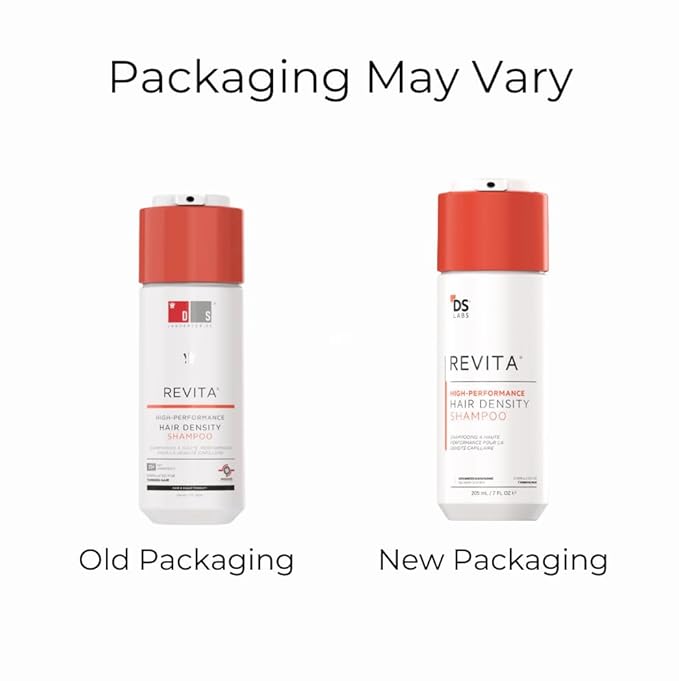 DS Labs Revita Shampoo 205mL & Tablets Kit – High-Performance Hair Density Shampoo, Hair Vitamins, Volumizing & Thickening, Fuller, Healthier-Looking Hair for Men & Women