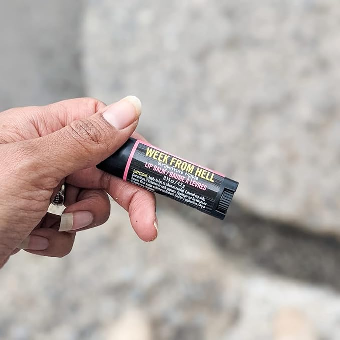 Walton Wood Farm Lip Balm Trio (Week from Hell) Grapefruit Maple Flavor 100% All-Natural, Vegetarian Friendly, and Paraben-Free
