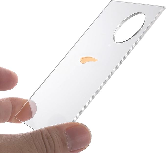 6 Pcs Makeup Mixing Palette Makeup Palette Tray Foundation Mixing Palette Acrylic Palette Foundation Palette Included Makeup Spatula Tool for Foundation Pigment Blending (White)