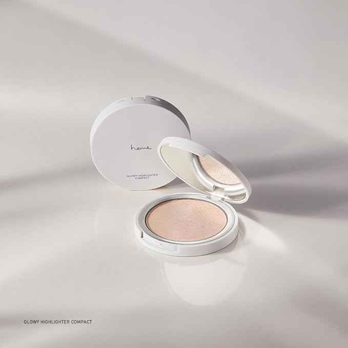heme Glowy Highlighter Compact 5.5g (01 Rosy Dew)