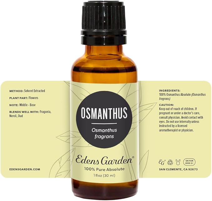 Edens Garden Osmanthus Essential Oil- 100% Pure Premium Grade, Undiluted, Natural, Therapeutic, Aromatherapy, The Best for Diffuser, Skin, Face, Hair 30 ml (1 fl oz)