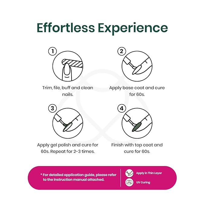 beetles Gel Polish Set - Hot Pink Green Blue Orange Gel Nail Polish Rainbow Boundless Energy Collection Holiday Nail Art Design Soak Off Uv LED Manicure DIY Home