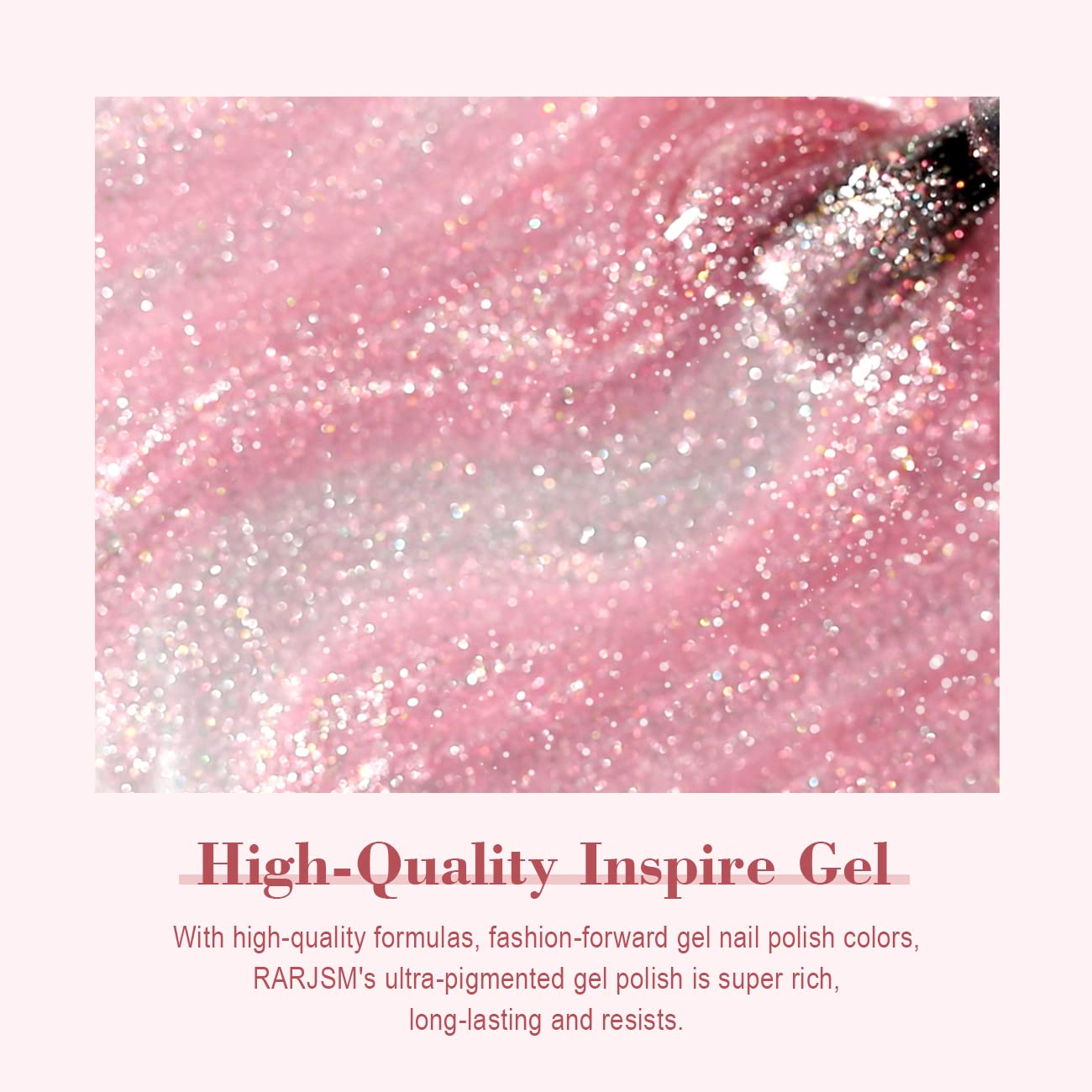 RARJSM Aurora Cat Eye Gel Nail Polish Velvet Silver Glitter Champagne Pink Galaxy Star Cloud Ice Gel Polish with Magnet Stick Single Bottle 15ml UV LED Curing Requires Soak Off Home Salon