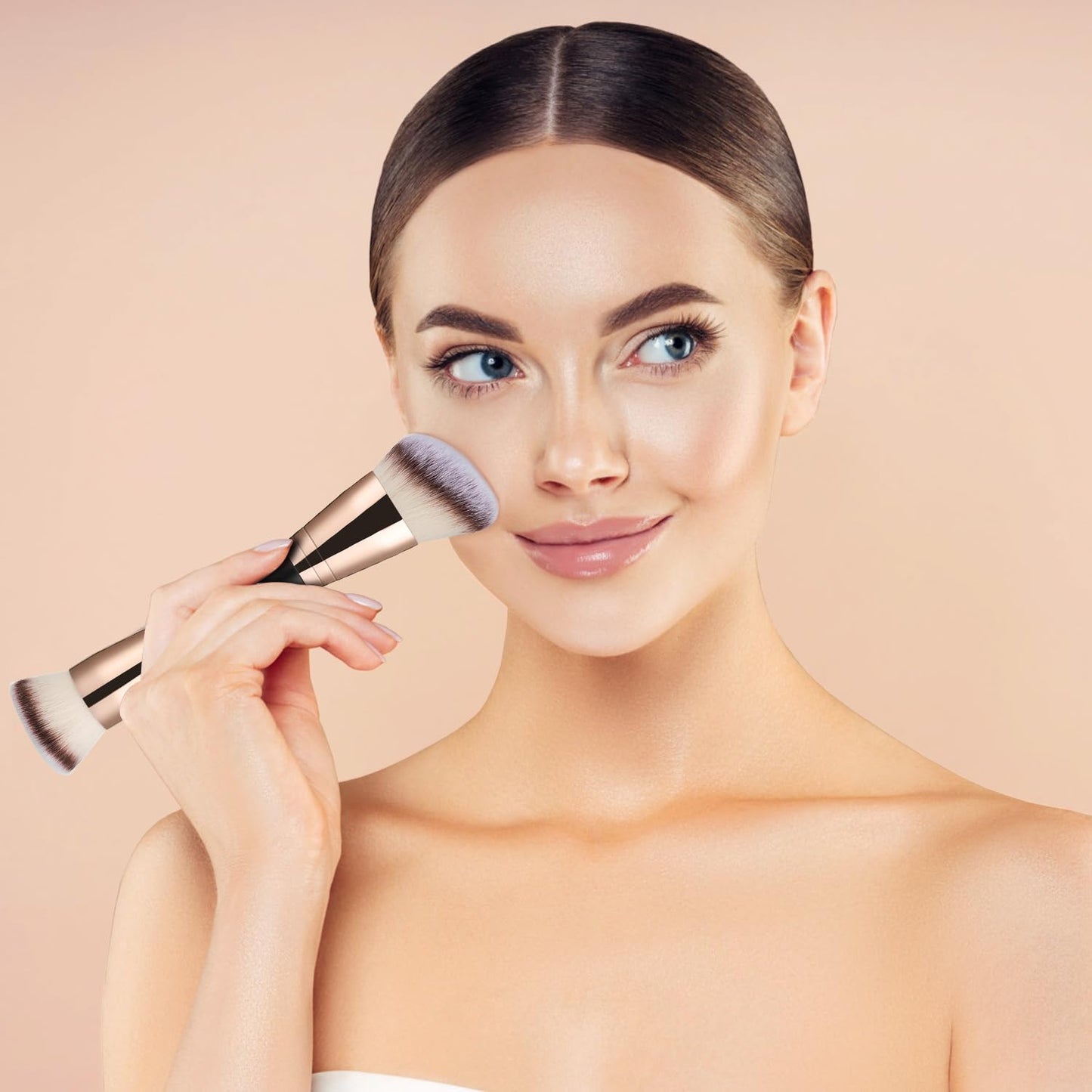 3 Pcs Cream Contour Stick Makeup Kit, Shades with Highlighter, Blush and Bronzer Contour Stick for Sculpt the Cheeks, Waterproof, Matte & Dewy Finish (Neutral,#01+#09+#12)