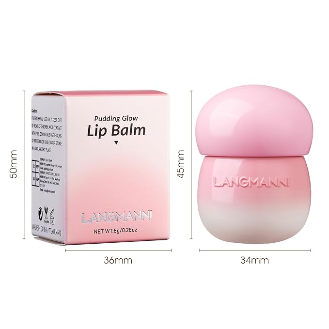 Glow Lip Balm Long-Lasting Moisturizing Lip Gloss, Plumping Lip Oil, Tinted Lip Balm Nourishing Lip Care For Dry Lips, Moisture Lip Repair Hydrating Lip Sleeping Mask Not Sticky Lip Stain(3# Rose Red)