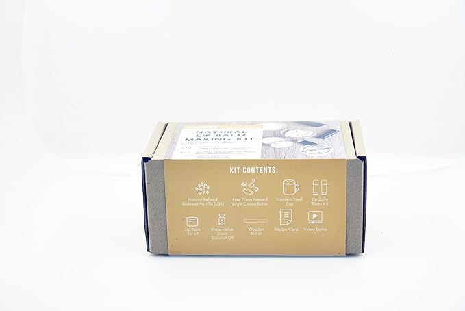 Lip Balm Making Kit - DIY Crafti-Kit for Beginners (Natural Lip Balm Kit)