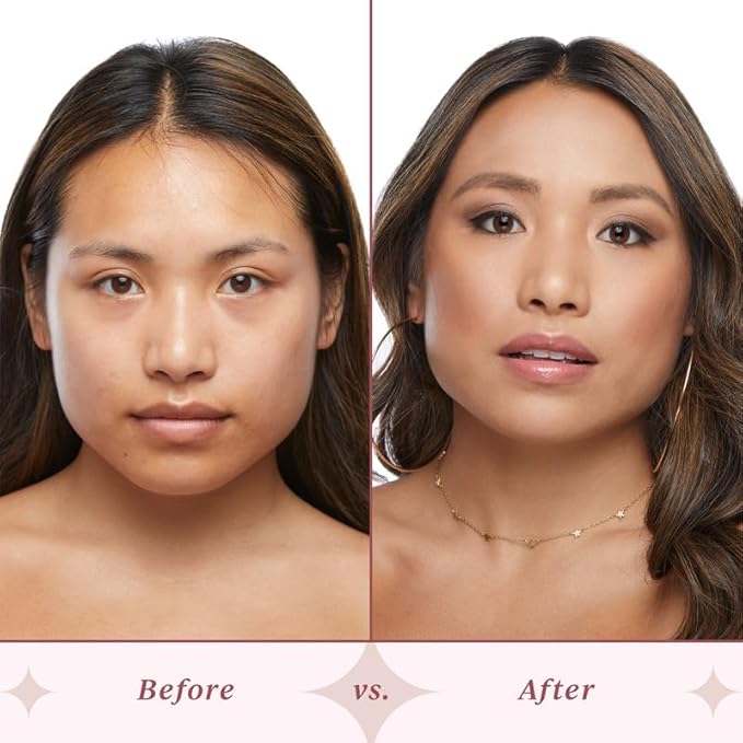 Foundation for Light to Full Coverage - Mousse Liquid Makeup Foundation for Uneven Skin Tone - Diverse Skin Types Mature, Dry, Oily - Oil-free, Cruelty-free (Tan)