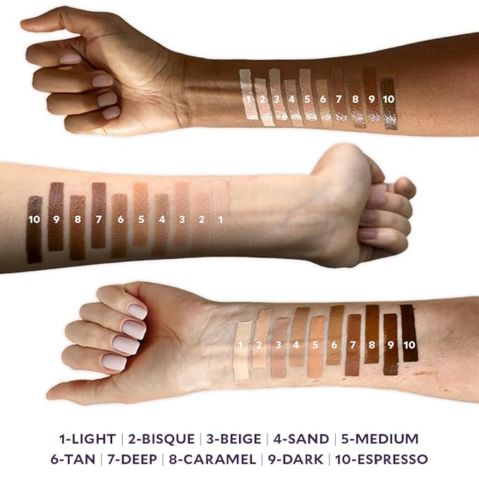 Fièra Luxury Concealer with Anti-Aging - All Day Coverage for Dark Circles, Fine Lines, Wrinkles & Spots - Sand/Sable, 0.5 Ounce