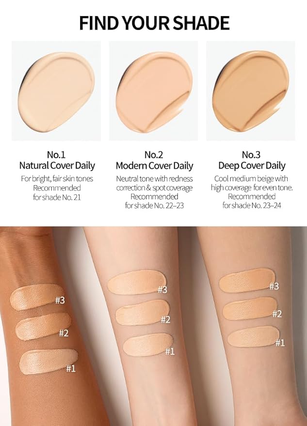 Mesh Glow Cushion Foundation (02-REFIL Modern Cover Daily (Shade #22-23), Refill Only)