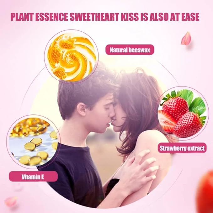 2Pcs Strawberry Vitamin E Lip Masks,Lip Balm Honey Pot,Hydrating & Prevention Dry and Cracked Lip Scrubs Exfoliator,Lip Sleep Mask Reduces Lip Lines,Lip Exfoliating Balm Sleeping Lip Mask