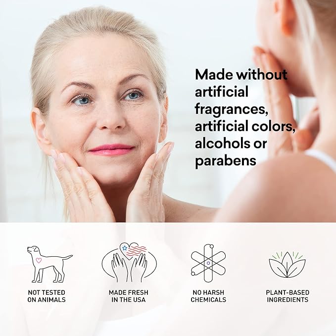 Anti Aging Eye Serum | Hydrating Eye Serum for Younger Complexion | Rapid Wrinkle Repair | Natural and Effective Eye Care | Just Nutritive | 1 Oz