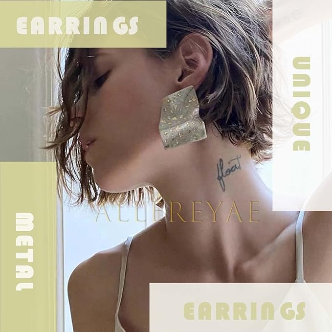 Bohemia Pineapple Mermaid Tail Studs Earrings Gold Wide Cuff Earrings Fake Helix Ear Cuff Earrings Gold Cartilage Clip on Wrap Earrings Non pierced Multiple Earrings Set Set for Women and Girls