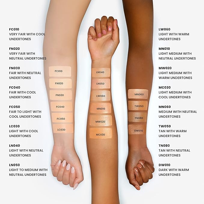JOAH Crystal Glow Peptide-Infused Foundation, 2-in-1 Multitasking Korean Makeup with Blurring Face Primer, Luminizer, Hydration & Skin Defense for a Flawless Finish, 1.01 Oz, Light Medium Cool