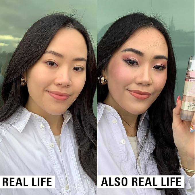 Revolution Beauty, IRL Filter Longwear Foundation, Soft & Breathable Formula, Medium to Full Coverage, Matte Finish, F3, 0.7 Fl. Oz