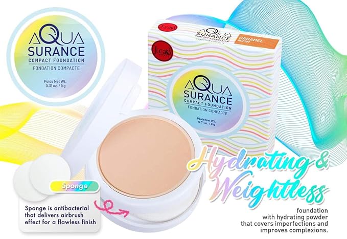 J.CAT BEAUTY Aquasurance Compact Foundation - Ivory