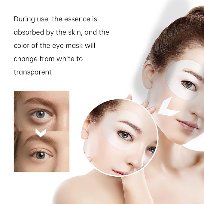 Novoy 7 Pairs Bio-Collagen Real Deep Eye Patches - 6-in-1 Retinol Overnight Eye Patches for Dark Circles, Puffiness & Wrinkles | 2% Caffeine+Hyaluronic+Niacinamide, Korean Popular Eye Mask - Lavender