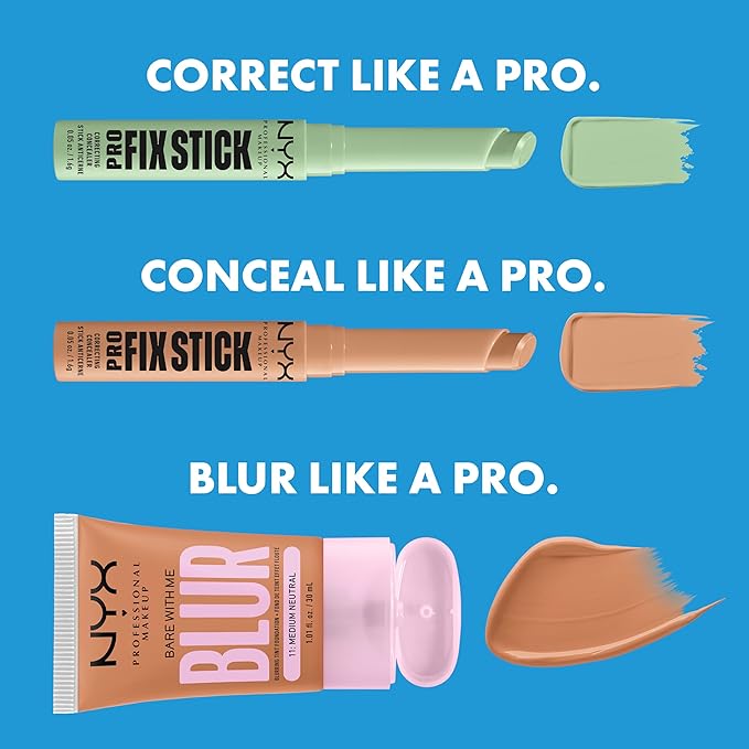 NYX PROFESSIONAL MAKEUP Pro Fix Stick Correcting Concealer, Buildable Medium Coverage Concealer Stick - Soft Beige