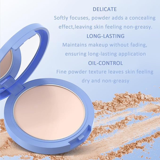 Maycheer Face Powder, Maycheer Lasting Waterproof Face Powder - Oil Absorbing Powder for Face, Lasting and Waterproof (05# SOF THONEY, 0.35 Ounce)