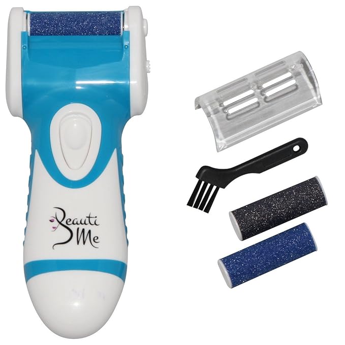 Callus Remover Professional Electronic Pedicure Foot File - Remove Hard Callused Dead and Cracked Skin (Blue)