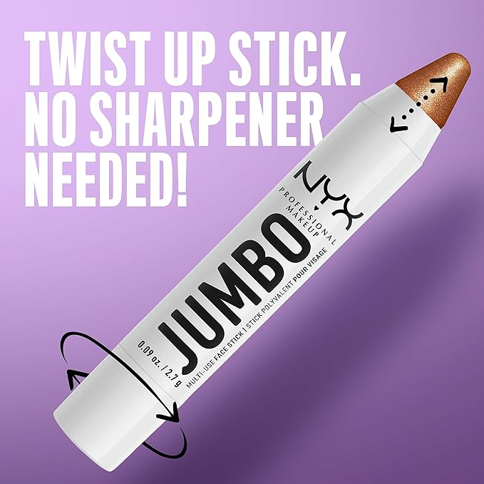 NYX PROFESSIONAL MAKEUP, Jumbo Multi-Use Face Highlighter Stick - Apple Pie