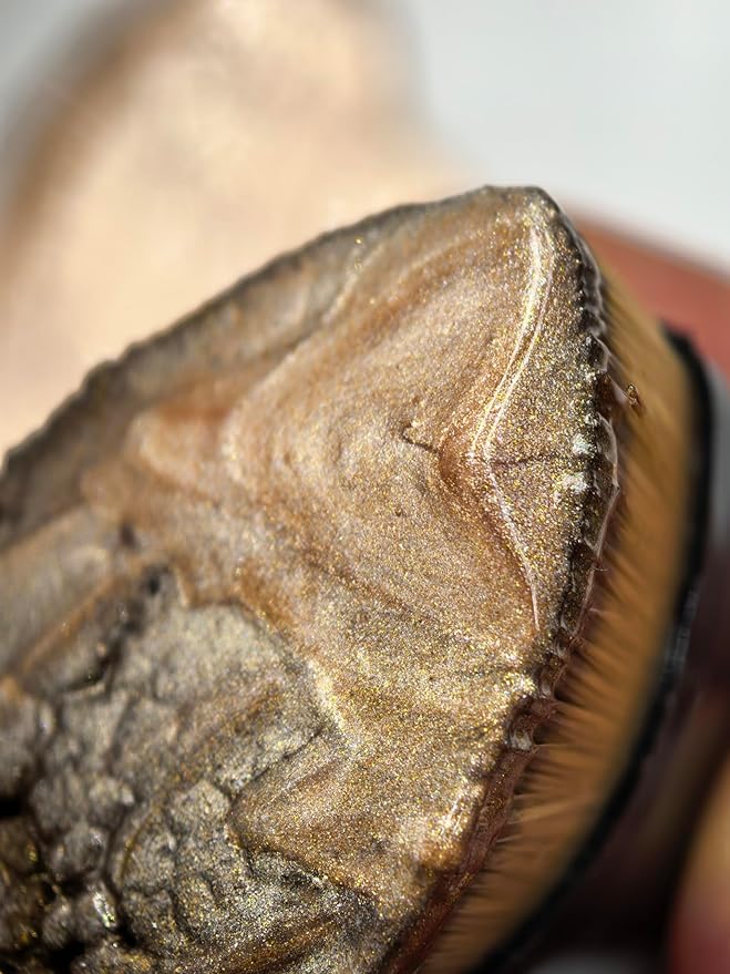 Corlo Body Shimmer Oil Liquid Glitter Face Luminizer Glow Highlighter Waterproof Long Lasting Moisturizing Luminizer FaceProm Party Makeup Brush Include(Rose Gold, Body Oil)