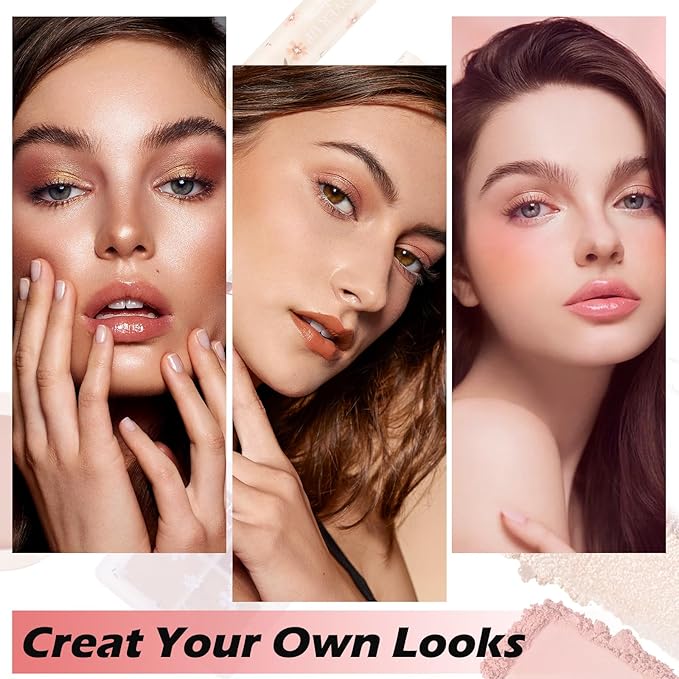 Makeup Kit for Women Full Kit Multipurpose Makeup Sets Gifts,include Lip Gloss,Blush,Eyebrow Pencil,Eyeshadow Palette,Concealer