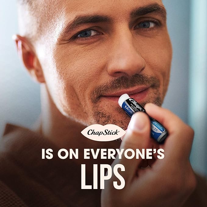 ChapStick Lip Balm Moisturizer 2-in-1 Lipcare SPF 15 Bundle – Cool Mint 3-Pack + Original 2-Pack, 0.15 Oz Ea (5 Piece Set)