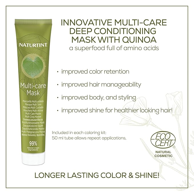 Naturtint 5GC Deep Cinnamon Chestnut Permanent Hair Color (Pack of 1), Ammonia Free, Vegan, Cruelty Free, up to 100% Gray Coverage, Long Lasting Results (Packaging may vary)