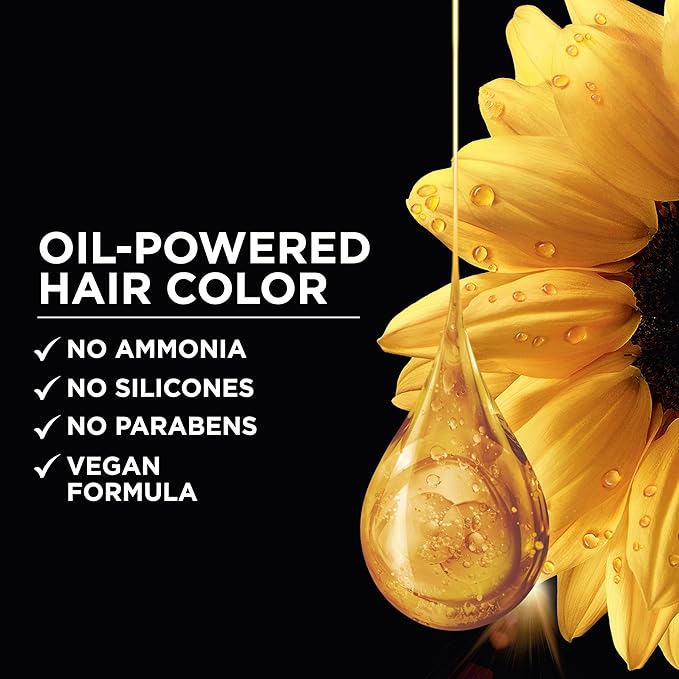 Garnier Hair Color Olia Ammonia-Free Brilliant Color Oil-Rich Permanent Hair Dye, 7.45 Dark Fire Ruby, 2 Count (Packaging May Vary)