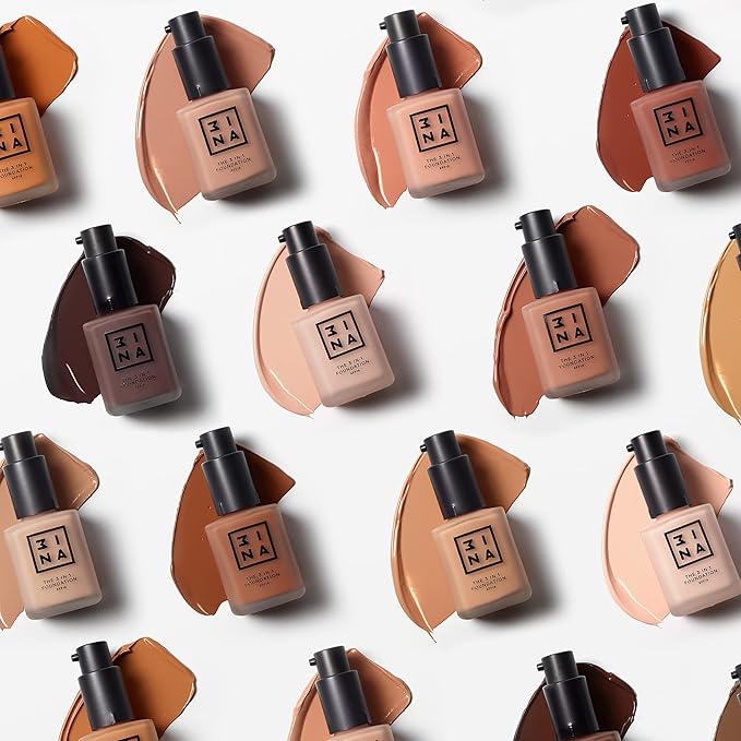 3INA The 3-In-1 Foundation 222 - Vegan Formula - Combination Of Primer, Concealer And Foundation - Medium Coverage - Natural Finish - Perfect For Covering Lines And Blemishes - Long Lasting - 1.01 Oz