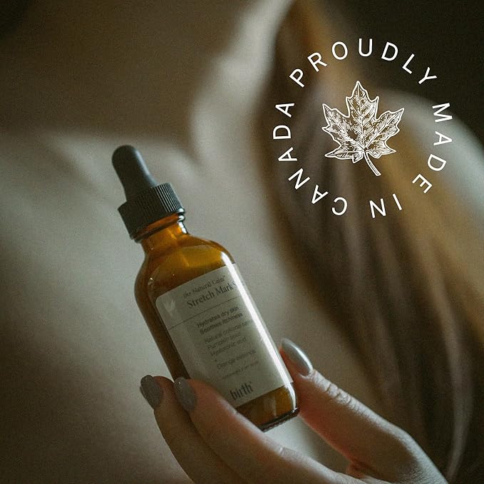 Birth Skincare Stretch Mark Serum for Pregnancy and Postpartum. Natural and safe for sensitive skin and all skin types. ๐๐๐๐ ๐ข๐ง ๐๐๐ง๐๐๐, 2oz | 59 ml
