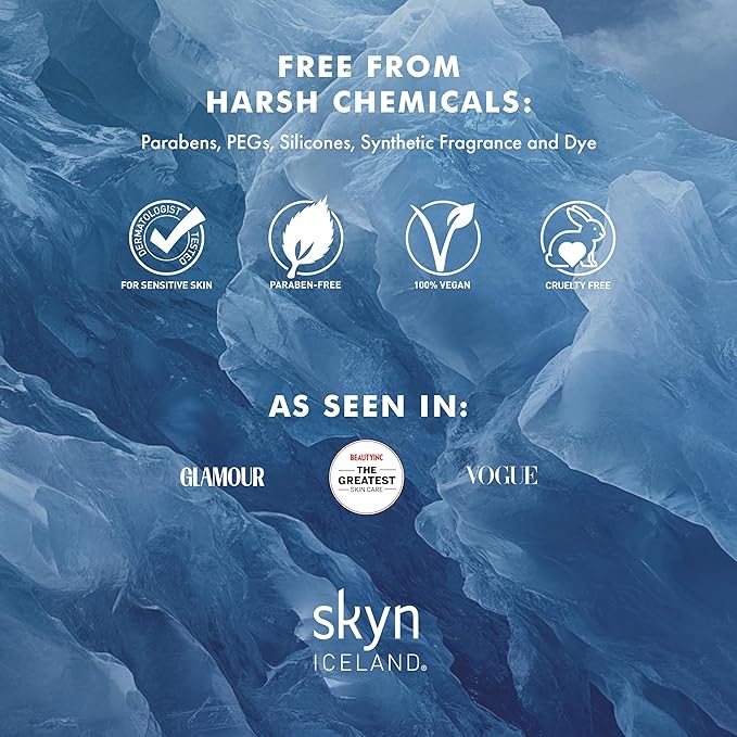 skyn ICELAND Hydro Cool Firming Under Eye Patches with Peptides and Coenzyme Q10 Instant Cooling Relief for Tired Puffy Eyes, 4 Pairs