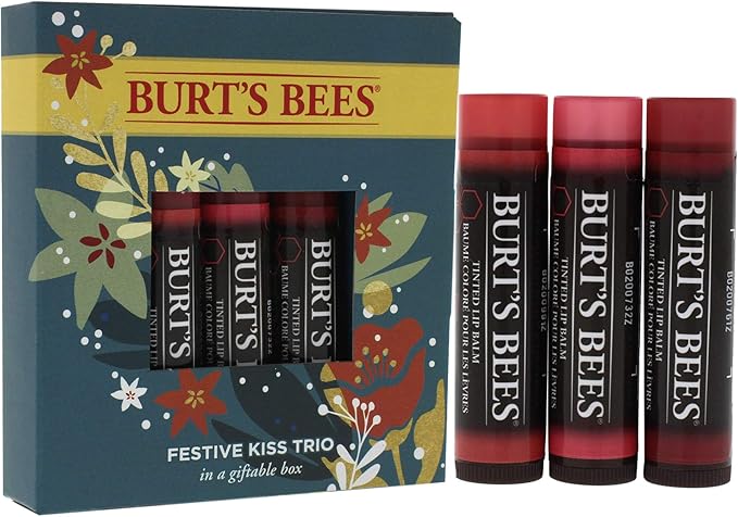 Burt's Bees, Festive Kiss Trio 2020, 3 Count