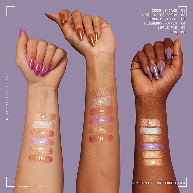 NYX PROFESSIONAL MAKEUP, Jumbo Multi-Use Face Highlighter Stick - Coconut Cake