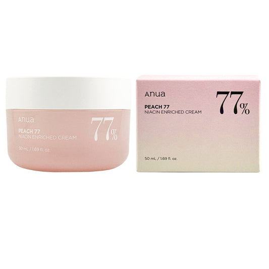 Anua Peach 77 Niacin Enriched Cream 50Ml / 1.69Oz, Anua Peach Cream, Korean Skin