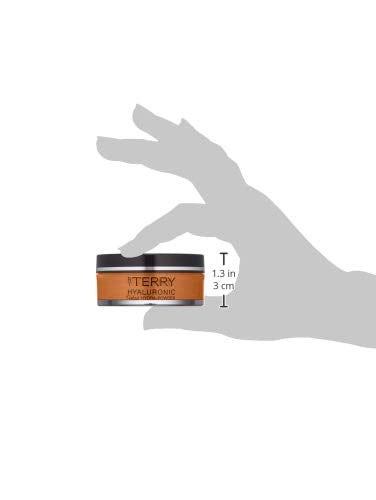 By Terry Hyaluronic Tinted Hydra-Powder, Non-Drying Loose Face Setting Powder, Blur Imperfections & Mattify, Dark, 0.35 oz