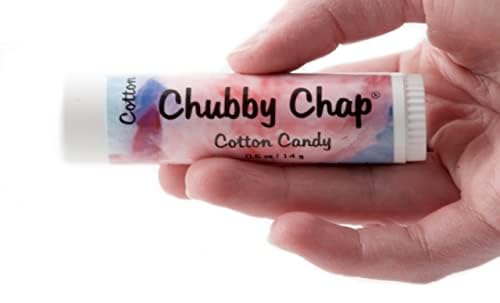 One (1x) Large Jumbo Chapstick Natural Chapstick - 1/2 Ounce Lip Balm (Cotton Candy)