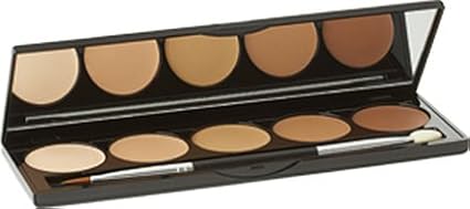 Jolie Ultra Blendable 5 Shade Cream Contouring & Highlighting Palette (Light)