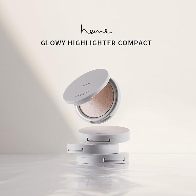 heme Glowy Highlighter Compact 5.5g (01 Rosy Dew)