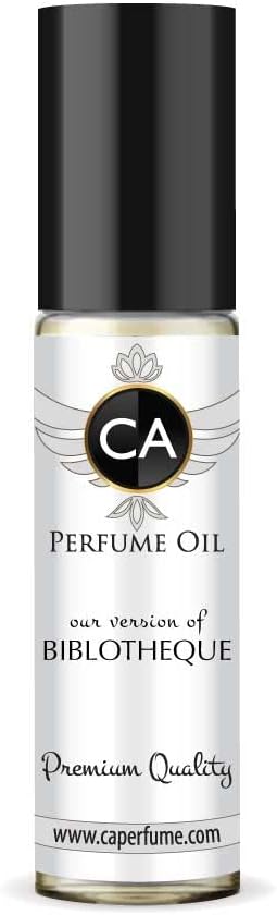 CA Perfume Club Impression of Byrd Biblotheque For Women & Men Replica Fragrance Body Oil Dupes Alcohol-Free Essential Aromatherapy Sample Travel Size Concentrated Long Lasting Roll-On 0.3 Fl Oz/10ml