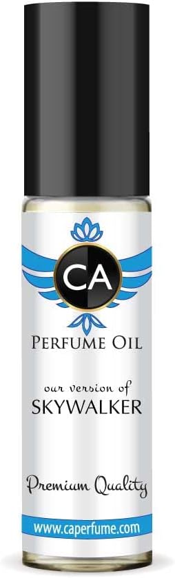 CA Perfume Impression of M.Blanc Skywalker For Men Replica Fragrance Body Oil Dupes Alcohol-Free Essential Aromatherapy Sample Travel Size Concentrated Long Lasting Attar Roll-On 0.3 Fl Oz/10ml