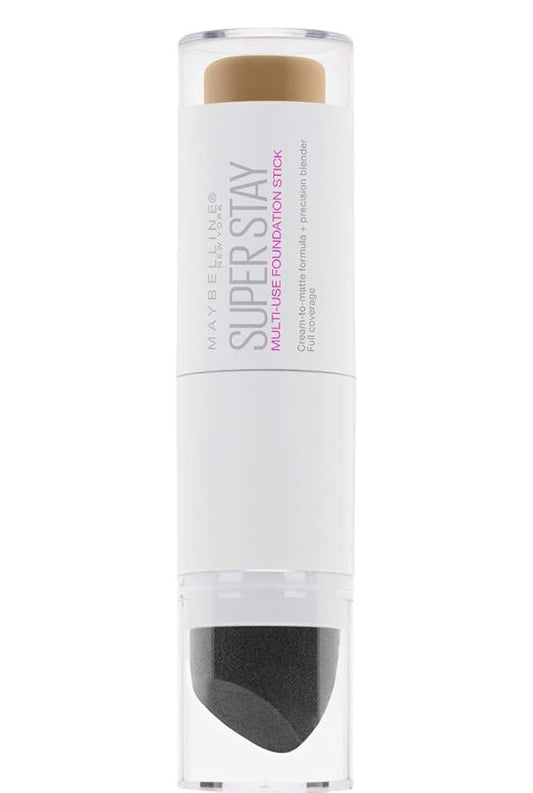 Maybelline New York Super Stay Foundation Stick for Normal To Oily Skin, Warm sun, 0.25 Ounce