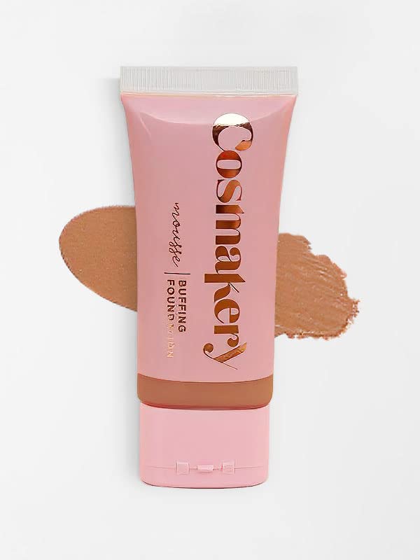 Foundation for Light to Full Coverage - Mousse Liquid Makeup Foundation for Uneven Skin Tone - Diverse Skin Types Mature, Dry, Oily - Oil-free, Cruelty-free (Tan)