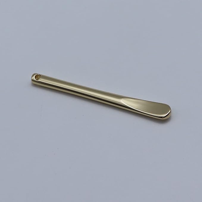 3 Pieces Zinc Alloy Makeup Spatula Eye Cream Spoon Beauty Scoop Mini Spoon Makeup Beauty Spoons Mini Cosmetic Skincare Spatula for Cream Lotions, Cylindrical Handle Type, Golden, Silver, Rose-Gold