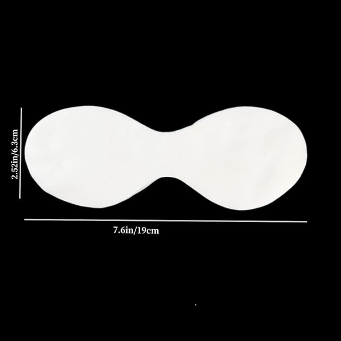 400 Sheets Disposable Eye Mask Paper, Non Woven DIY Eye Paper, Cotton Spa Eye Pads for Facials, Disposable Eye Pillow Covers Moisture Retention