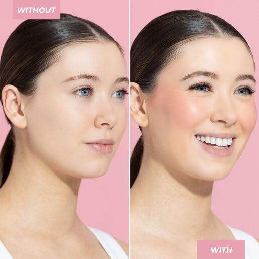 MCoBeauty Loose Powder Cool & Set - Rose Pink, Finely Milled Water-Based Setting Powder, Vegan, Cruelty Free Cosmetics